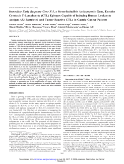 Immediate Early Response Gene X-1, a Stress