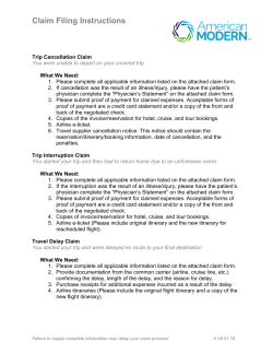 Claim Filing Instructions - John Hancock Travel Insurance