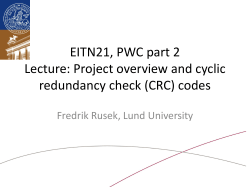 Slide 1 - Eit.lth.se