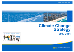 Climate Change Strategy 2009-2014