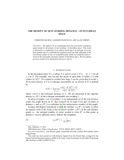The density of sets avoiding distance 1 in Euclidean space