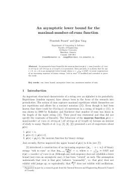 An asymptotic lower bound for the maximal-number-of