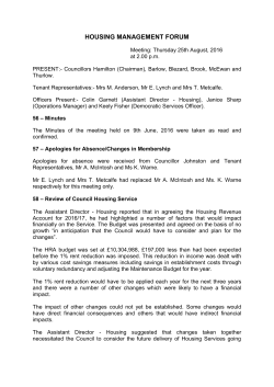 housing management forum