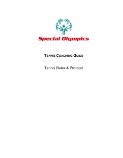 Teaching Tennis Rules