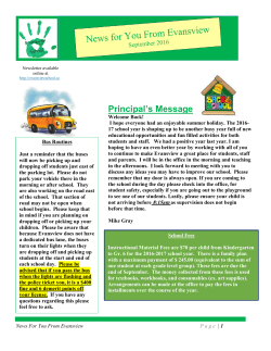 the newsletter