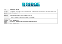 Collaborative Activity