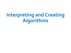 Max Algorithm - Mr Lyon Computing