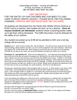 Carpool Map and Rules