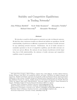 Stability and Competitive Equilibrium in Trading Networks