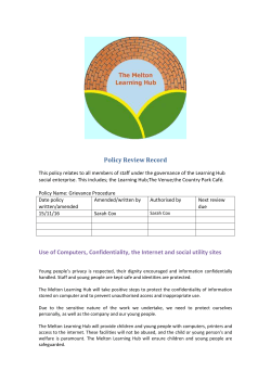 use of computers confidentiality the internet and social utility