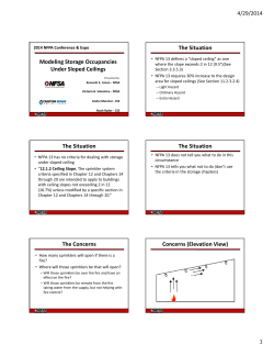 Modeling Storage Occupancies Under Sloped Ceilings The