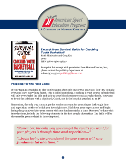 First Game Preparation