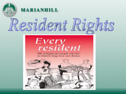 3. Every resident has the right