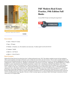 PdF Modern Real Estate Practice, 19th Edition Full