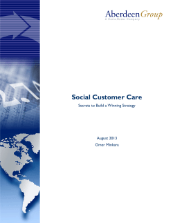 Social Customer Care: Secrets to Build a Winning Strategy