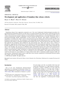 Development and application of boundary-line