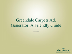 Greendale User Guide