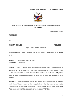 S v Michael (CR 1 -2017) [2017] NAHCNLD 17 (3 March