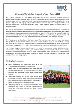 The Brigshaw Co-operative Trust &ndash; 2013-14