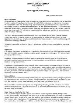 Equal Opportunities Policy - Mar 17
