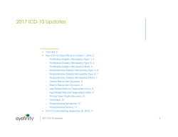 2017 ICD-10 Updates