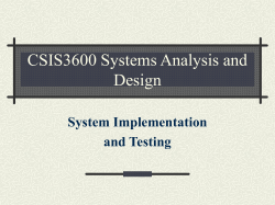 System Testing