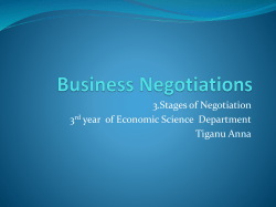 3.Stages of Negotiation