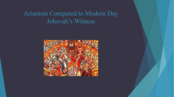 Arianism - Coptic Orthodoxy