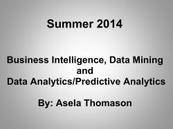 Advantages of Data Mining
