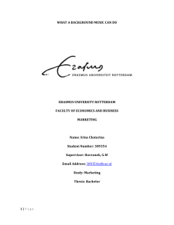 Any effects of background music fitness moderated by sound volume