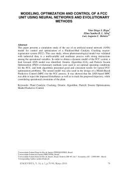 modeling, optimization and control of a fcc unit using neural