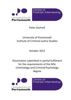 Guide to questioning children during the free narrative phase of an