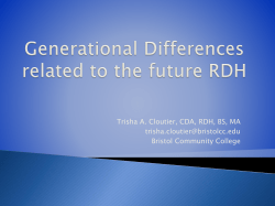 RDHmag - Vermont Dental Hygienists` Association