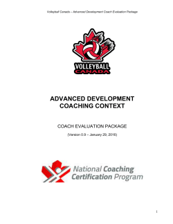 Apprentice Coach Evaluator Handbook