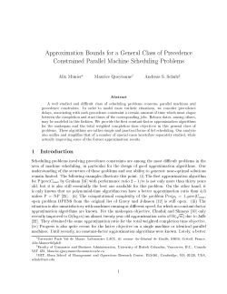Approximation Bounds for a General Class of