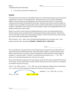 Math 3 Name_______________________________ 3