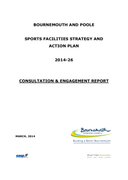 bournemouth and poole sports facilities strategy and action plan