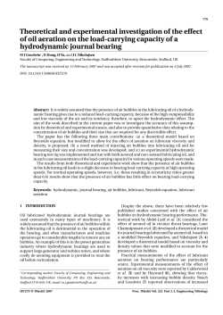 Theoretical and experimental investigation of the effect of