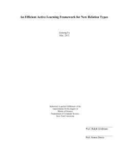 An Efficient Active Learning Framework for New Relation Types