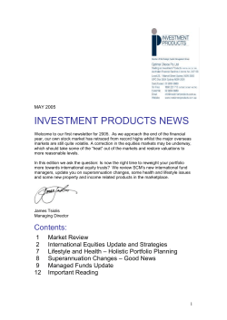 SCM`s Optimal Choice International Equity Fund