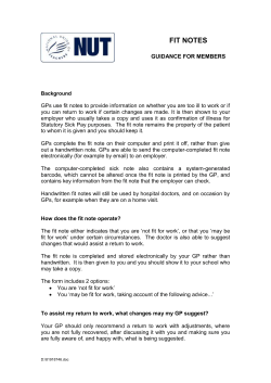 New Medical Statement
