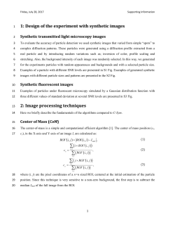 1: Design of the experiment with synthetic images