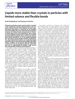 Liquids more stable than crystals in particles with limited