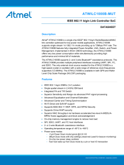 atwilc1000b-mut - Atmel Corporation
