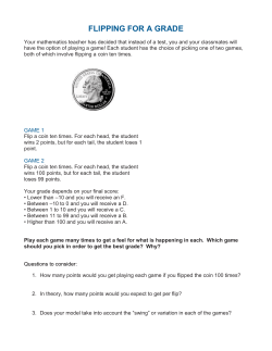 Flipping for a Grade