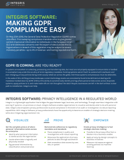 making gdpr compliance easy