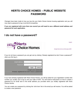 I do not have a password?