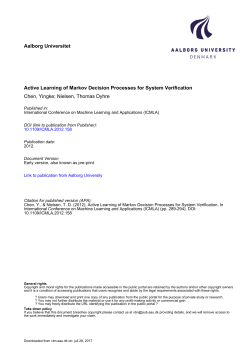 Active Learning of Markov Decision Processes for System Verification