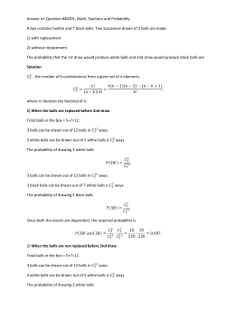 Answer on Question #40201, Math, Statistics and Probability A box