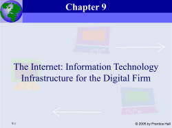 Internet: Infrastructure for Digital Firm